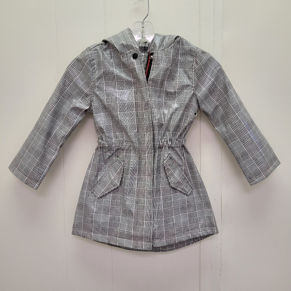 Urban Republic Girls Plaid Anorak Rain Coat